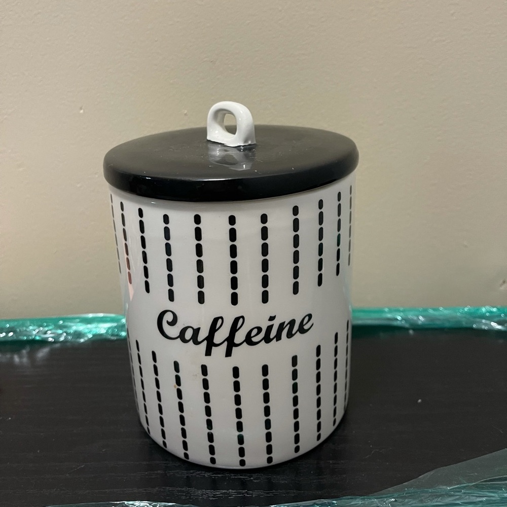 Coffee and Tea “caffeine” canister